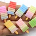 Kawaii Gradient Color Resin Popsicle Charm For Scrapbooking Decoration Crafts Hair Bow Center Earring Necklace Pendant