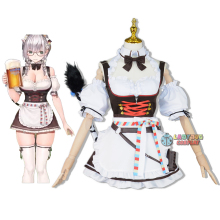 Hololive Vtuber Shirogane Noel Maid Cosplay Costume