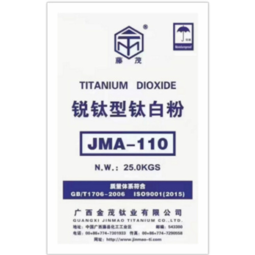 Kaplama için guangxi jinmao titanyum dioksit anataz jma110