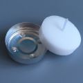 Round Shaped Pure Wax White Tea Light Candles