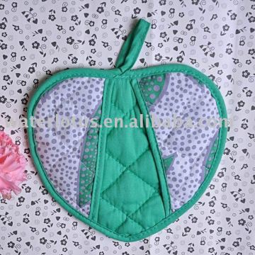 heart shape potholder