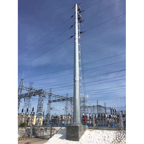 115kV tiang kuasa keluli