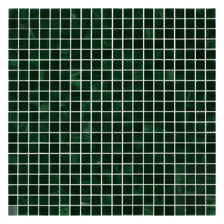 Bathroom Showers Kitchen 15X15 Green Stained Glass Mosaic Tile