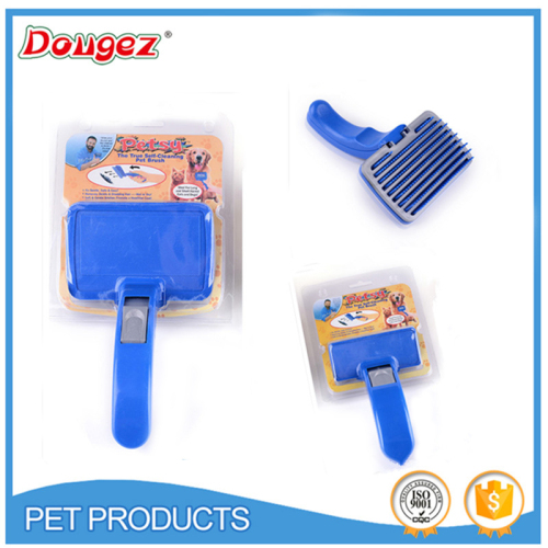 2015 New Pet Blue Brush For Long And Short Haired Cats Dogs Cleaning Brush Grooming