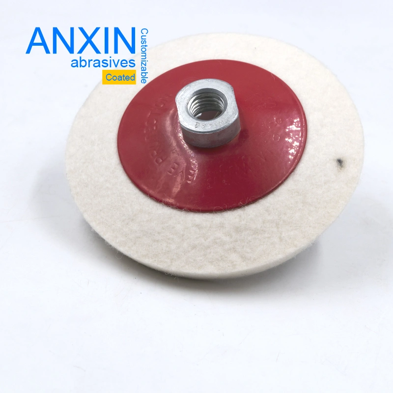 Wool Felt Flap Flat Vertical Disc for Fine Polishing