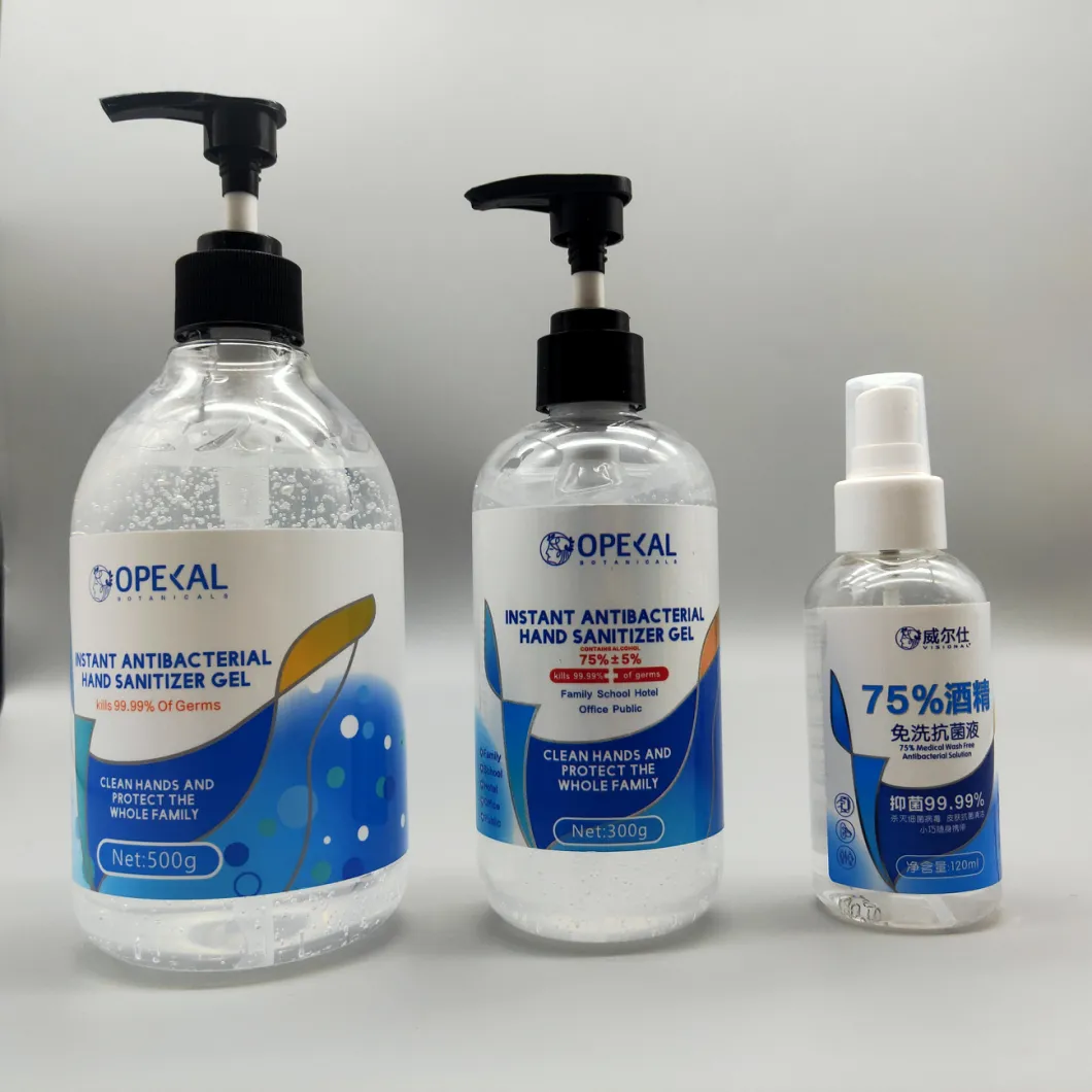 Kill 99.99% Germs Antibacterial Waterless Hand Sanitizer Gel