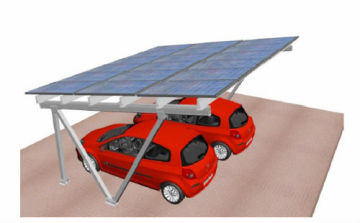 Aluminum Carport;Small Carport PV Mounting System,PV Mounting for Car