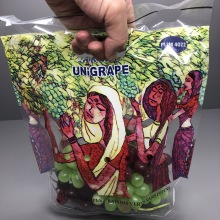 Fresh Keeping Packaging Bag Fruit Vegetable Storage Bag with Handle