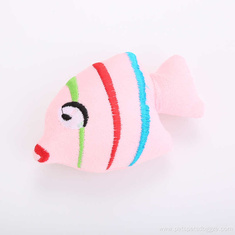 New cat products three color catnip fish toy