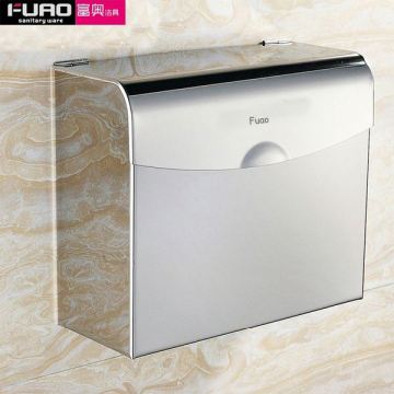 Stainless steel paper decorative tissue paper covered box