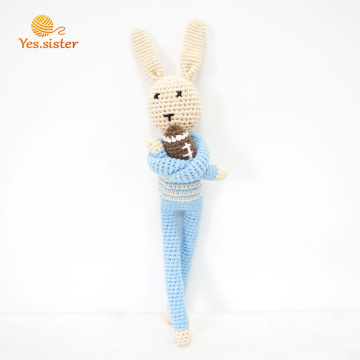 Bébé cadeaux Pâques lapin poupée au crochet jouet