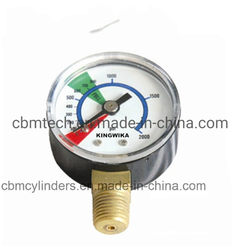 Oxygen Pressure Gauge for Oxygen Gas Regulators