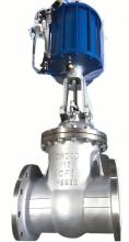 Pneumatic Flanged Soft-Sealed Gate Valve