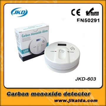 Safety home use CO alarm detector with LCD displayer with EN50291