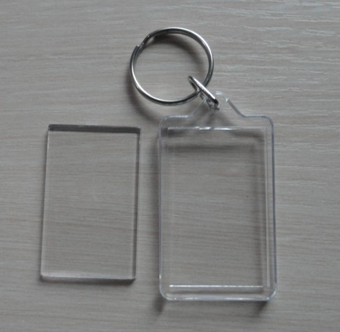 Wholesale Custom Transparent Acrylic Keychain High-quality Creative Advertisement Gift Keychain