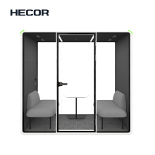 Ergonomic Collaboration Booth for Two
