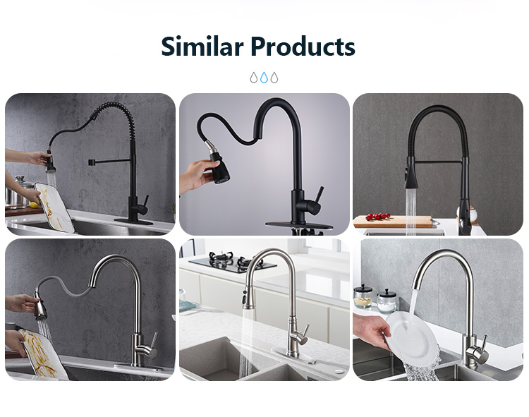 New Style Stainless Steel Fashion Pull Out Sprayer Kitchen Taps Sink Faucet Kitchen Faucet