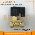 Shako Tipi PU225A-04 Pirinç Solenoid Valf 1/2 &#39;&#39; 220VAC