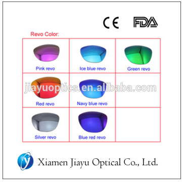 mirrored coating sunglass lens,AC/PC/TAC Polarized sunglass lens