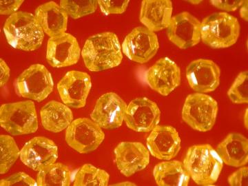 Superhard Material of Synthetic Diamonds HHD40