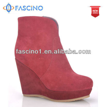 red suede ankle boots 2013 for woman