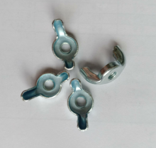 Furniture White Zinc Plated Wing Nuts