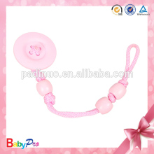 2014 Hot Sale Pacifier Chain And Clip Wooden Pacifier Clip