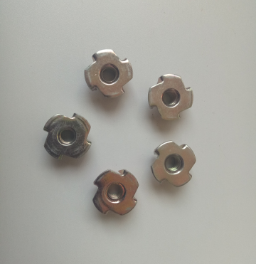 Full Thread Color Zinc plated Locking Tee Nuts