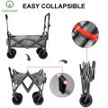 Outerlead Outdoor Collapsible Garden Wagon with Canopy