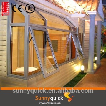 cheap aluminum top hung window with good ventilation in wet weather