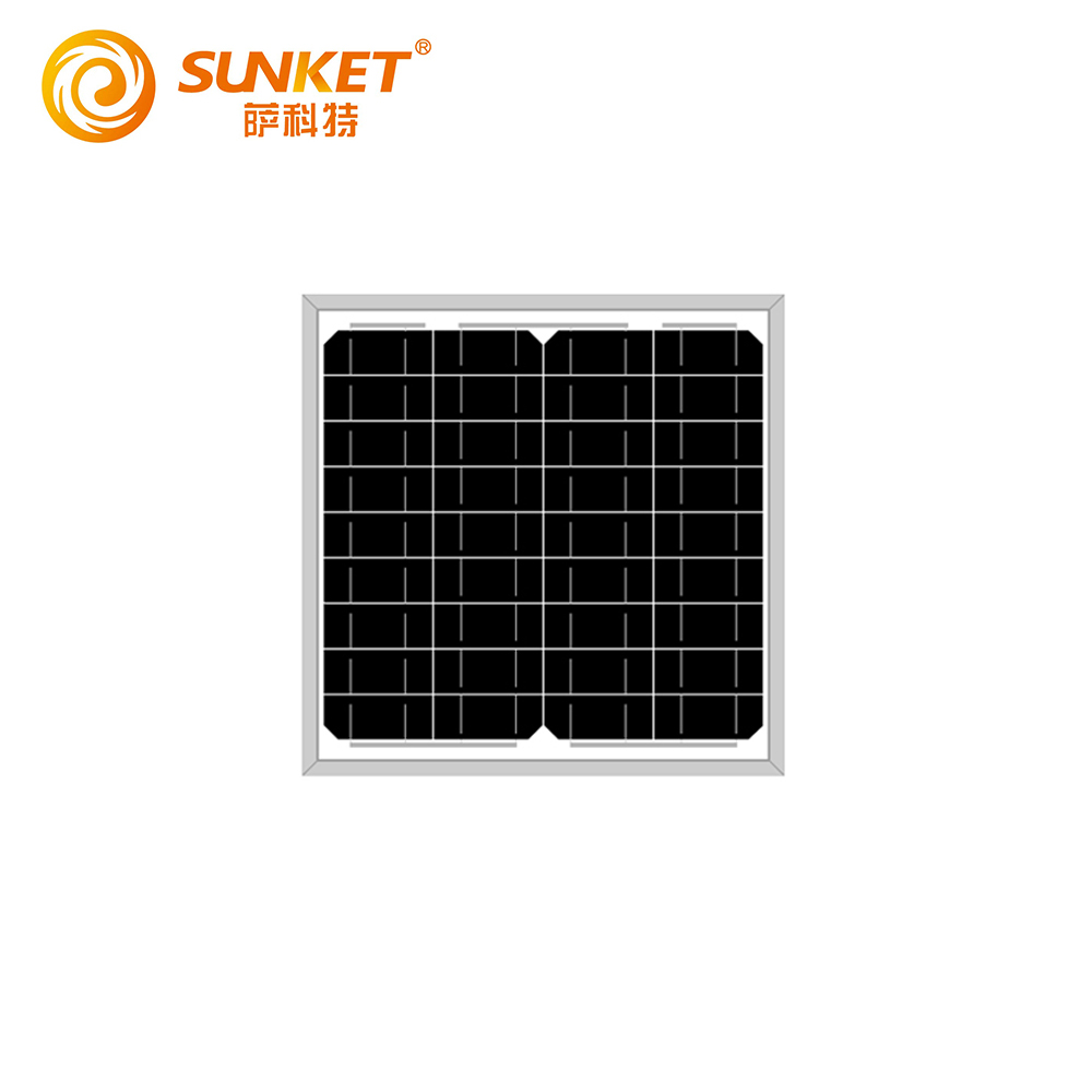 Pequeños paneles solares personalizados de 12V 15W para luces