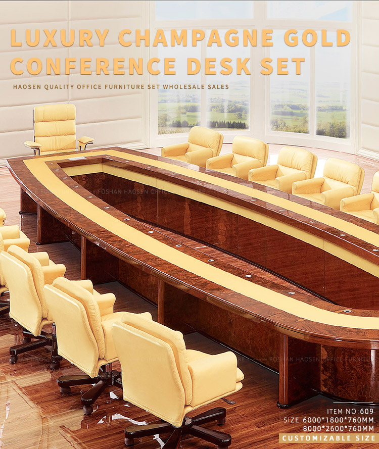 Rolls 609 Professional custom cosy wooden modern office boardroom conference tables meeting table