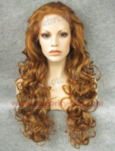 Kim Kardashian Long Wavy Blonde Synthetic Lace Front Wig