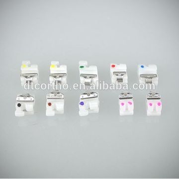 good material ceramic Roth brackets with hooks