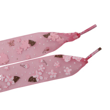 Weiou Manufacturer Flower Printed Shoelaces