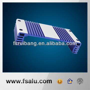 Extrusion brushed aluminum box for audio/amplifier/PC board