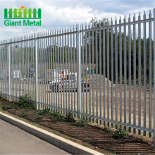 palisade fence construction