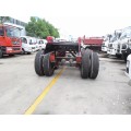 3 axle Flat Bed Truck Trailer with container