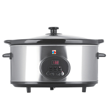 Industrial Crock Pots: 220V Slow Cookers with Digital Timer - Wholesale Prices