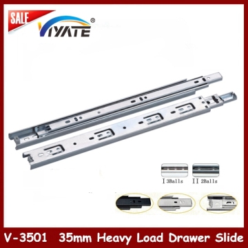 Three Fold Ball Bearing telescopic channel keyboard tray drawer slides