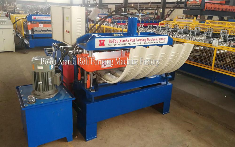 Galvanized Steel Trapezoid Sheet Arch Machine