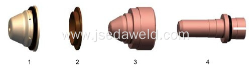 Plasma Consumables For KOMATSU TWISTER 30KW