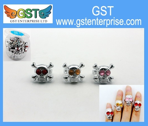 Skull Diamond Plastic Rings