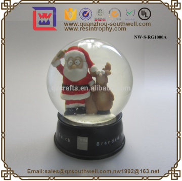 Christmas Santa Claus Resin Snow Globe Christmas Gift