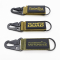 Nylon Tactical Black Belt Keychain Chael de teclas Cool