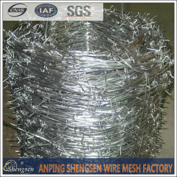 protecting galvanized barbed wire