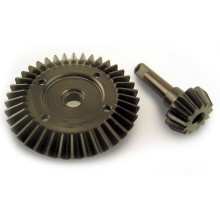 CNC Steel Bevel Gear and Pinion Shaft Set