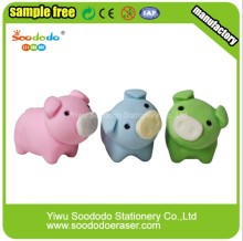 Cute Colorful Pig Eraser
