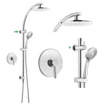 Shower column system shower column with hand shower