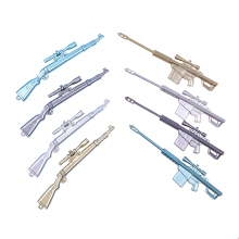 JH Shooting Game Weapon 98K Barrett Sniper Rifle Shaped Pen for Children